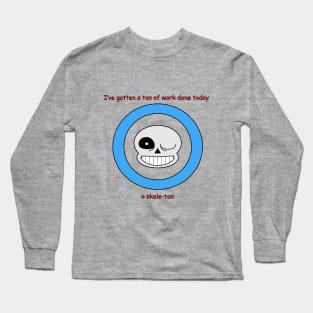 Sans and his Skele-puns Long Sleeve T-Shirt